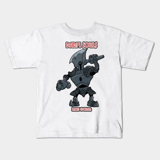 IRON GOLEM IN CUPHEAD STYLE Kids T-Shirt